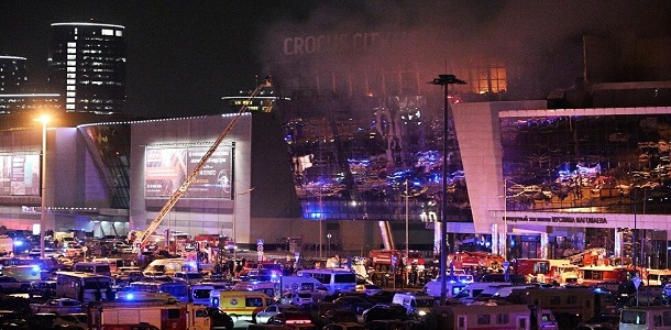 مقتل 93 شخصا في هجوم استهدف مركز تسوق في ضواحي موسكو

