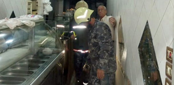 إصابة 3 أشخاص باندلاع حريق في مطعم شعبي بدمشق 