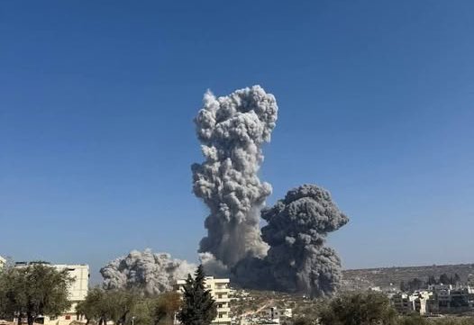 ضحايا بانفجار في بلدة كفرتخاريم بريف ادلب 